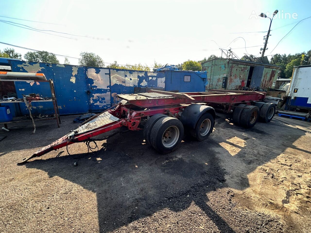 Mjolbyslapet timber trailer