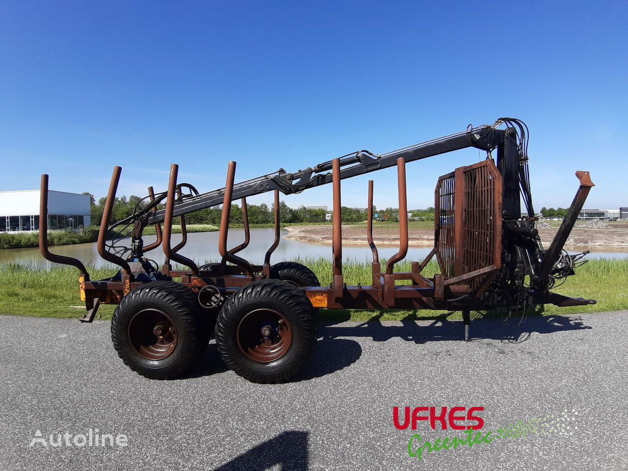 Moheda 104 timber trailer