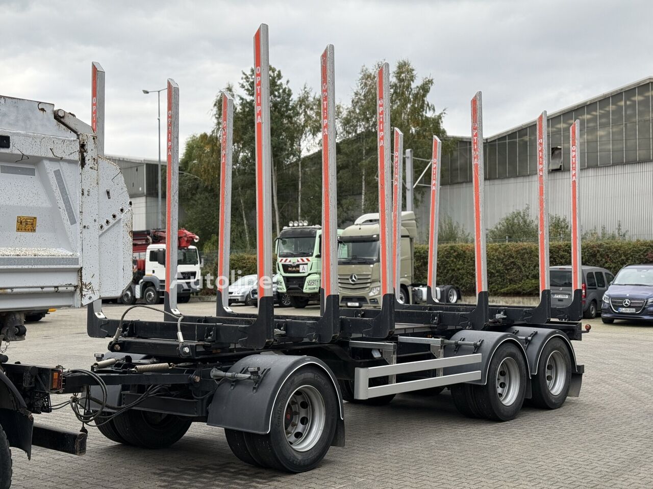PAVIC HTA 27 PRZYCZEPA DO TRANSPORTU DREWNA timber trailer for sale | Autoline US PAVIC HTA 27 PRZYCZEPA DO TRANSPORTU DREWNA timber trailer - Autoline