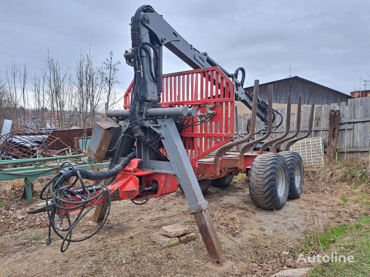 R.M.INTERNATIONAL RW 16/2 WD timber trailer