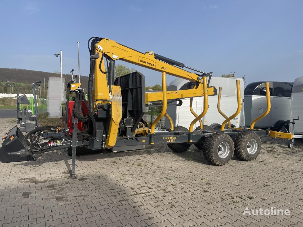 Uniforst 12.49 X Holztransporter Anhänger