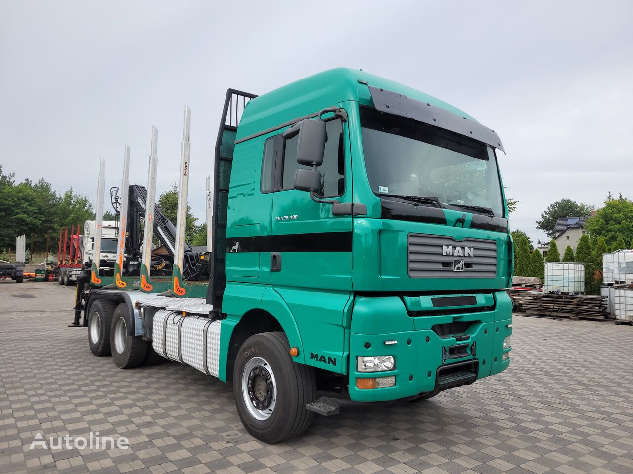 MAN TGA 26.480 timber truck