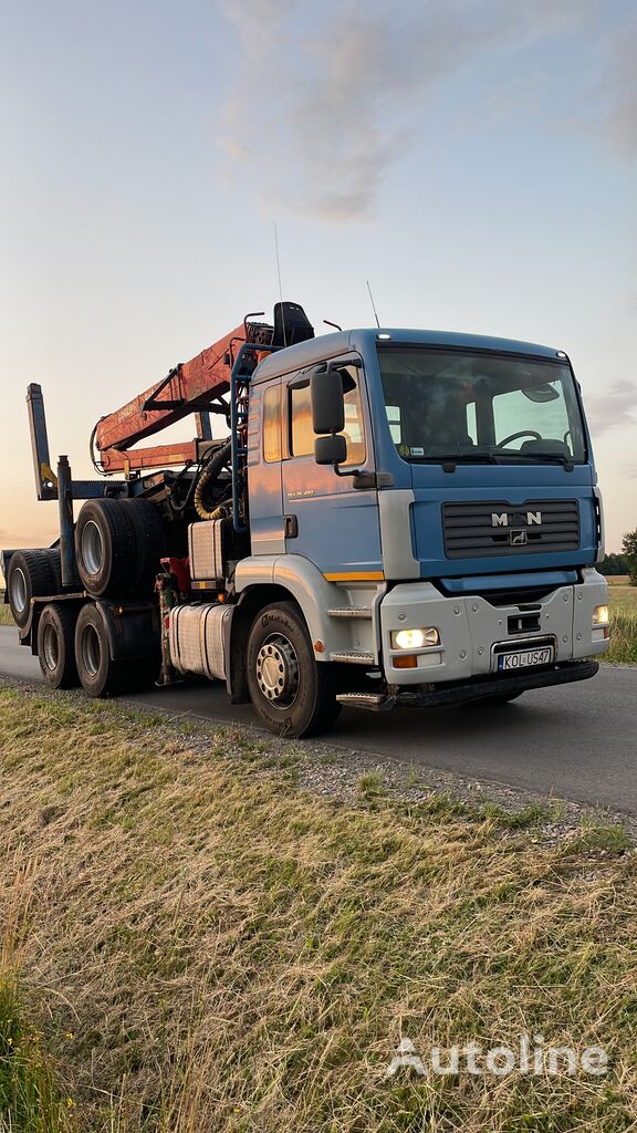 MAN TGS 26.480 timber truck