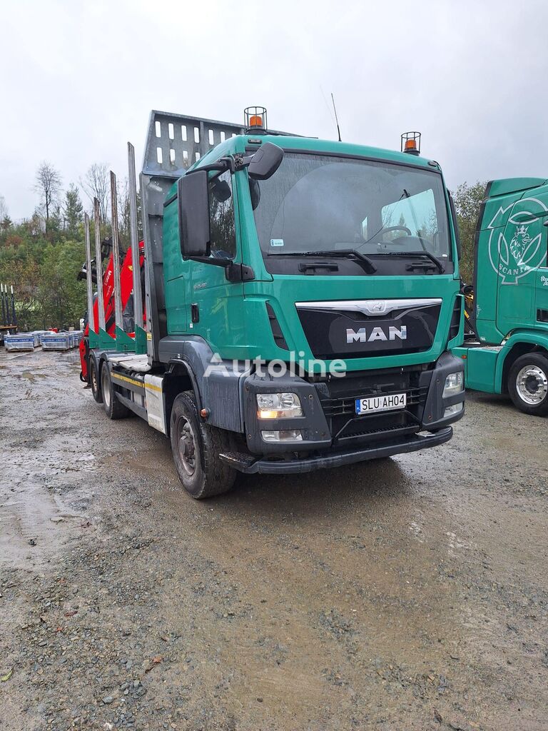 camion forestier MAN TGS 26.480