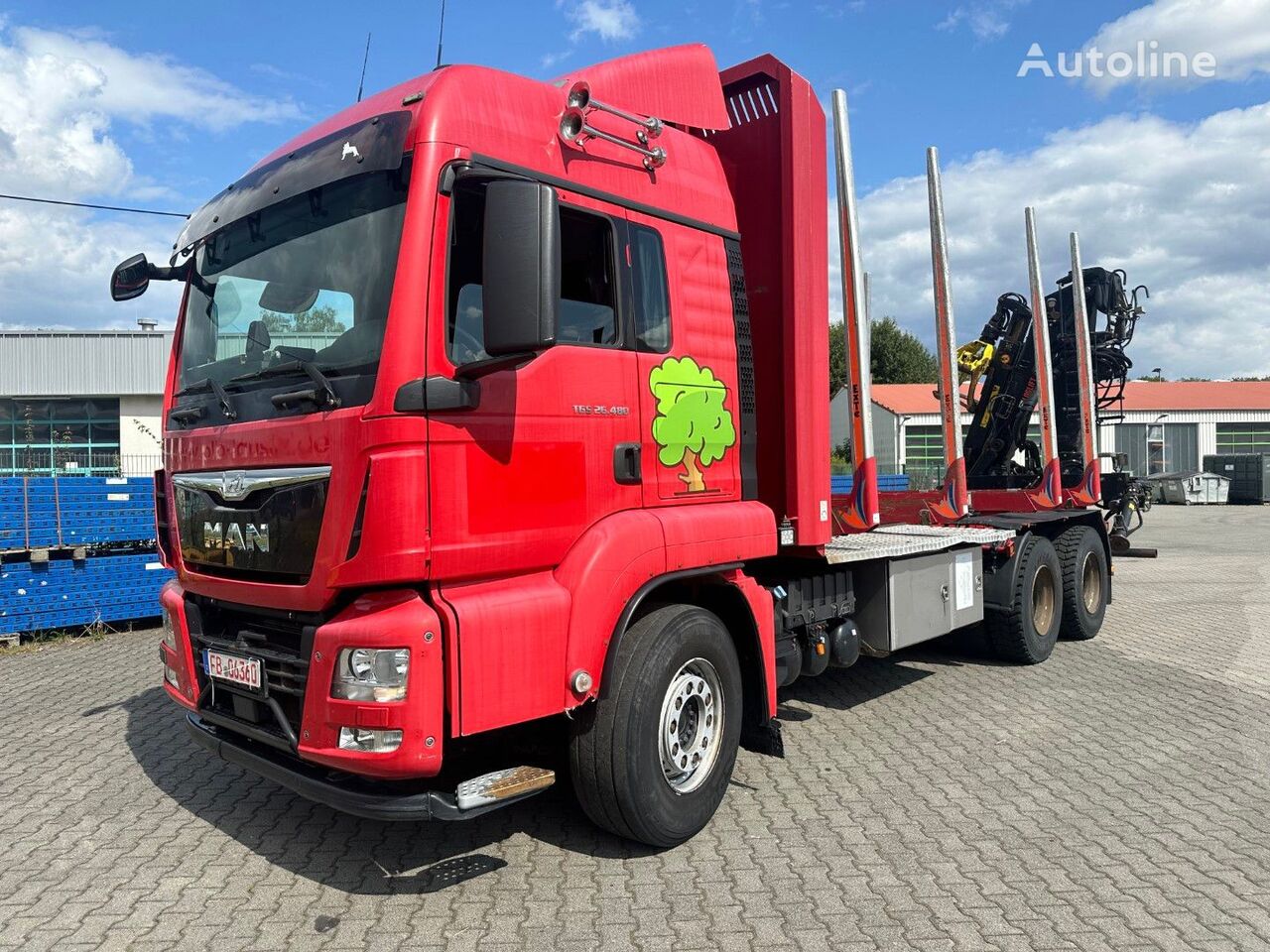 tovornjak za prevoz lesa MAN TGS 26.480 / 6x4 / Loglift 125 Z 80 / Kurzholz