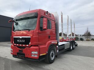 MAN TGS 26.480 EU5 6X6H MANUAL RÖNKSZÁLLÍTÓ 8,1M rönkszállító teherautó