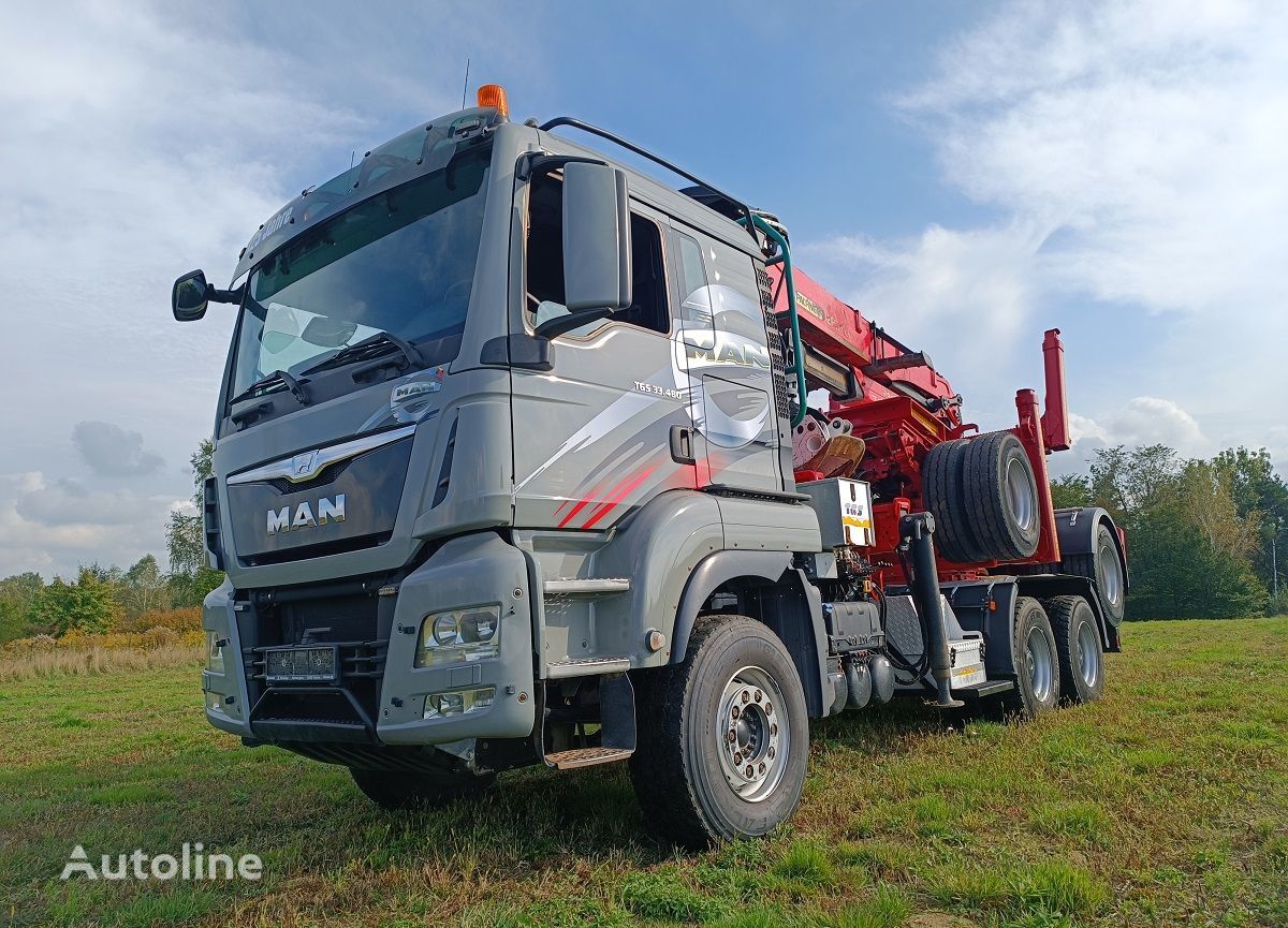 camion forestier MAN TGS 33.480