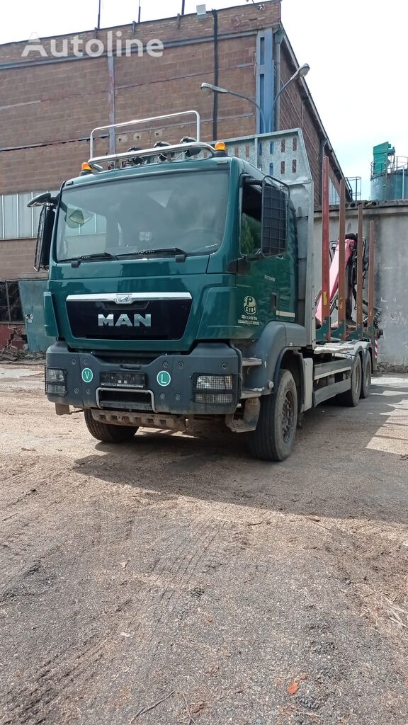 MAN TGS 33.480 lastebil tømmertransport