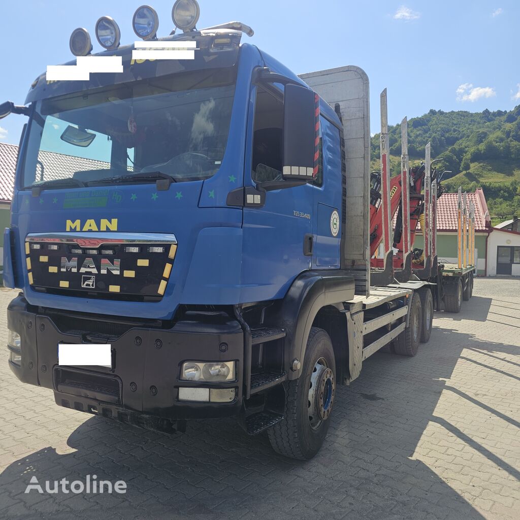 MAN TGS 33.480 tømmervogn