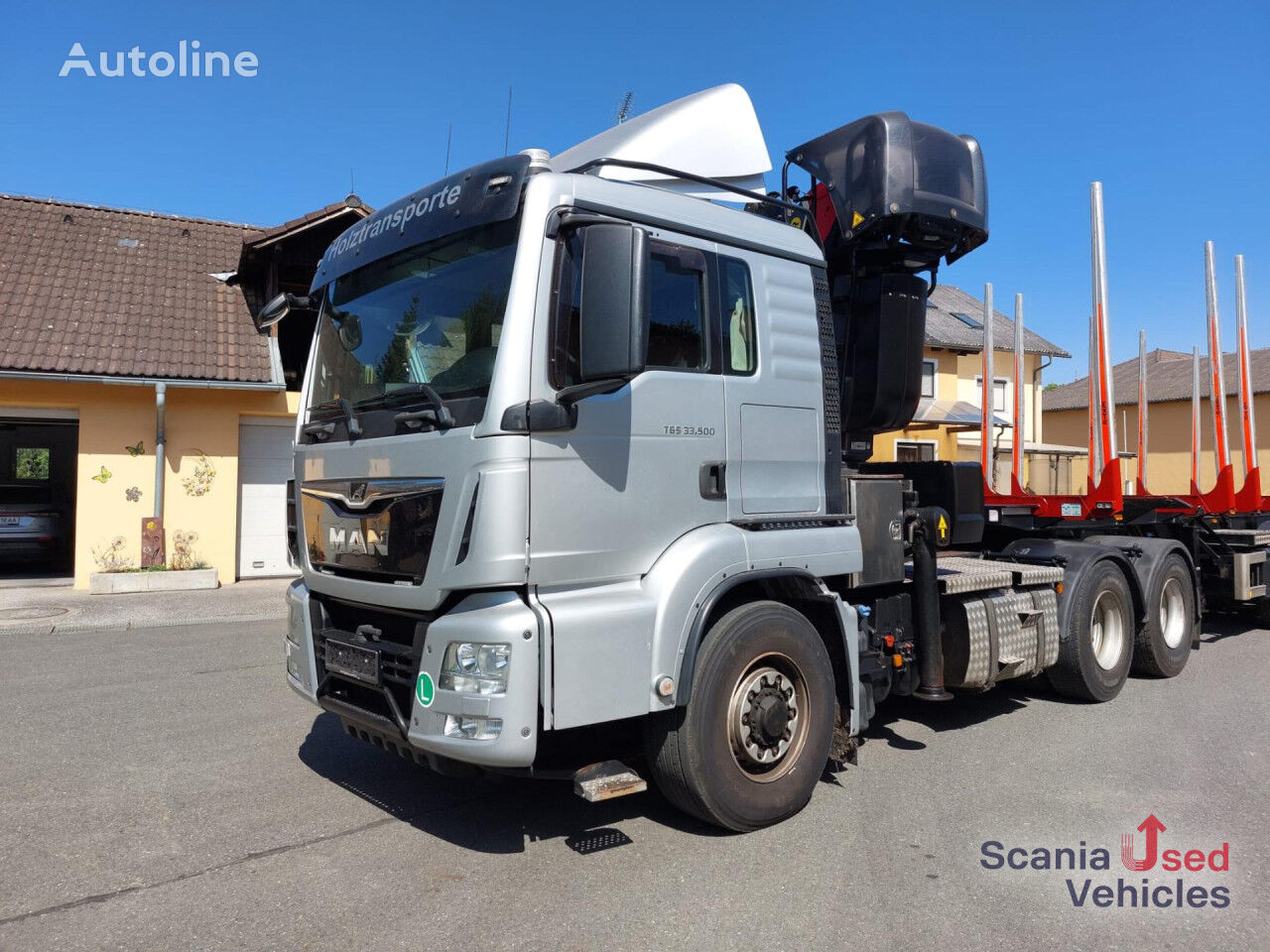 camion transport de lemne MAN TGS 33.500 6x6H BL EPSILON Q17Z Holzkran