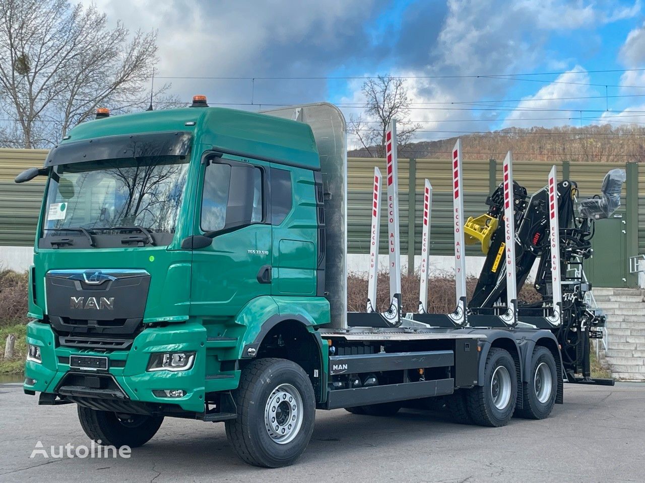 ny MAN TGS 33.510 6X4 BL Euro6e LogLift 165Z tømmervogn