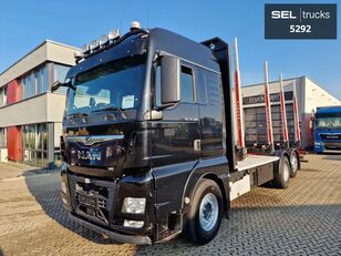 ciężarówka do przewozu drewna MAN TGX 26.500 6X2-4 LL LKW ZF Intarder / Lenkachse / Liftachse