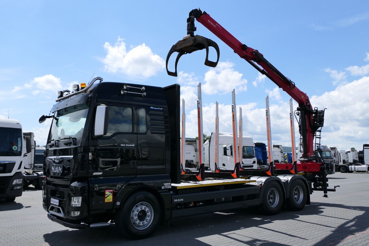 MAN TGX 33. 640 timber truck