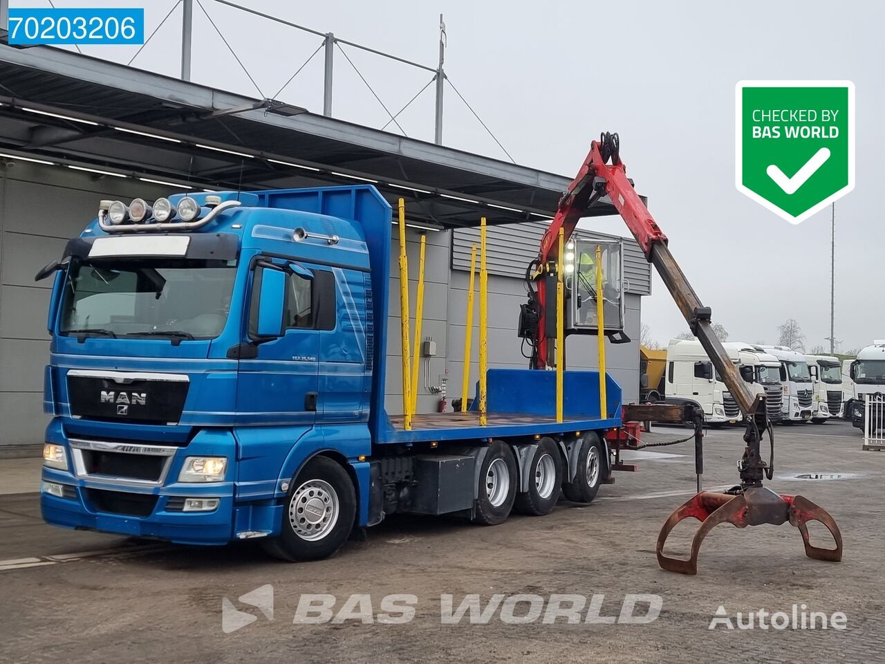 лесовоз MAN TGX 35.540 8X4 Palfinger Epsilon E110Z96 Z-Crane Holztransport E