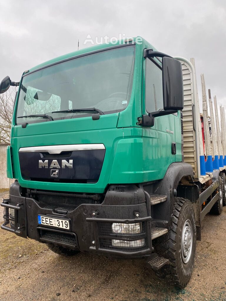 شاحنة نقل الأخشاب MAN tgs33.480 6x6 - Autoline