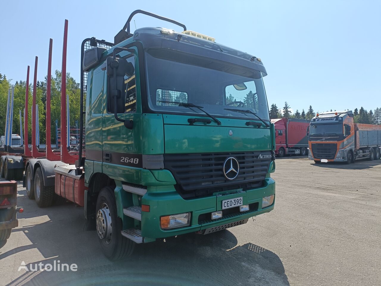 Mercedes-Benz 2648 timber truck