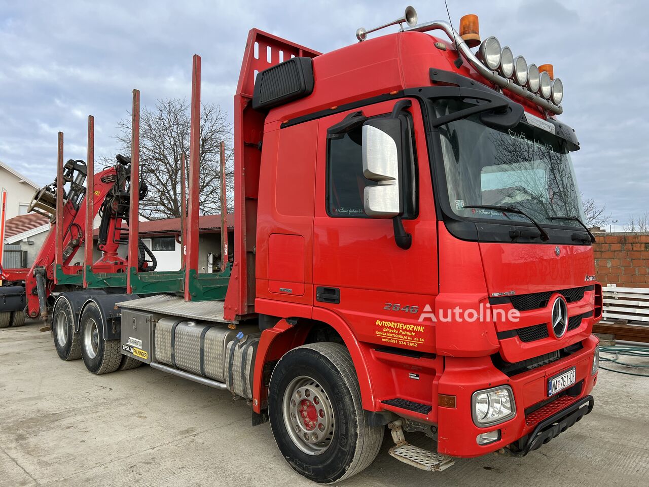 Mercedes-Benz Actros 2646 camión maderero