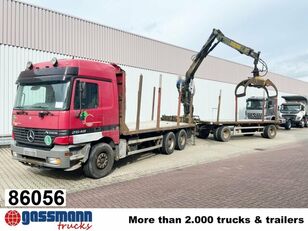 camion transport de lemne Mercedes-Benz Actros 2648 L 6x4, V8, Retarder, Heckkran