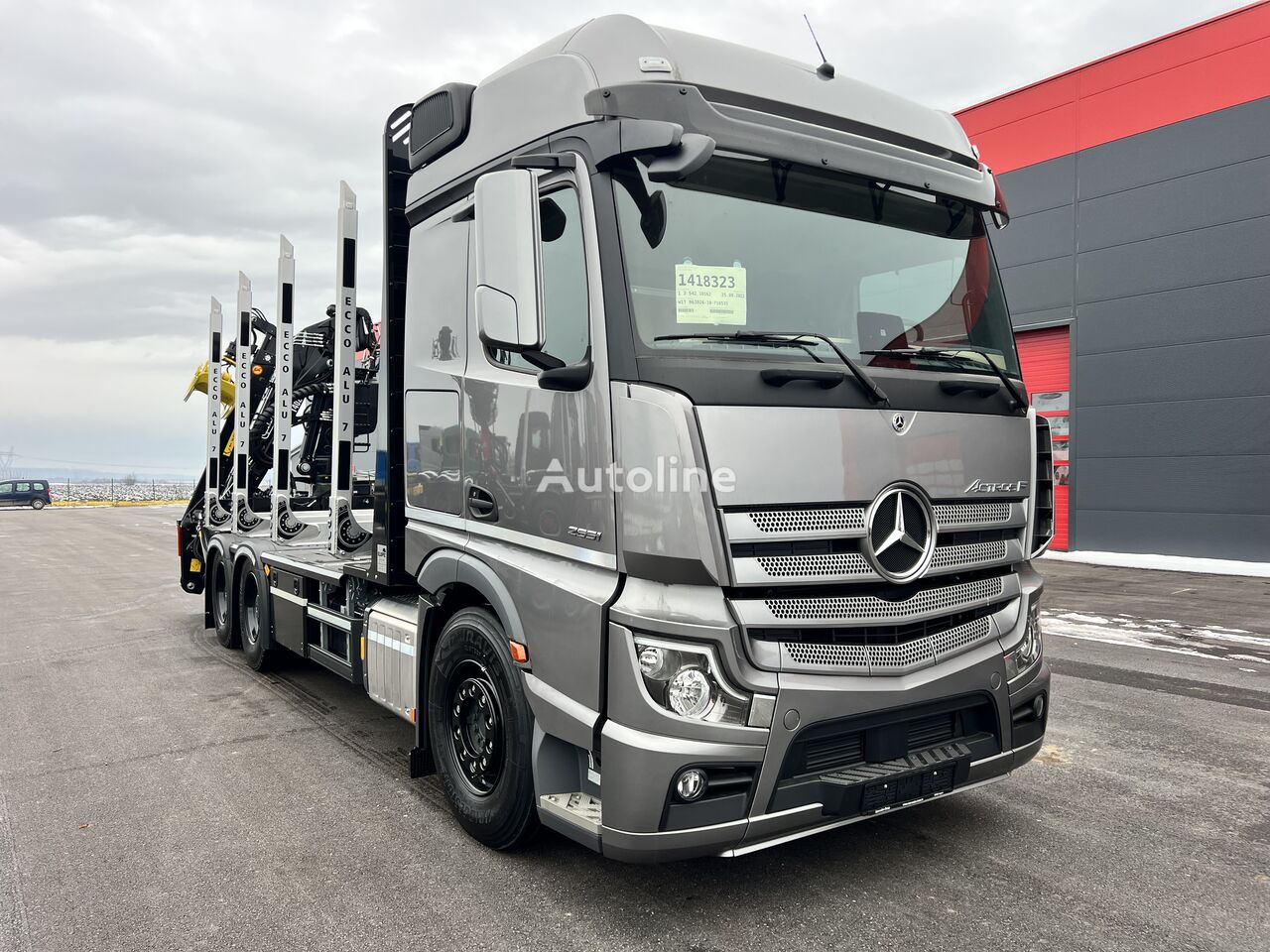 новый лесовоз Mercedes-Benz Actros 2651