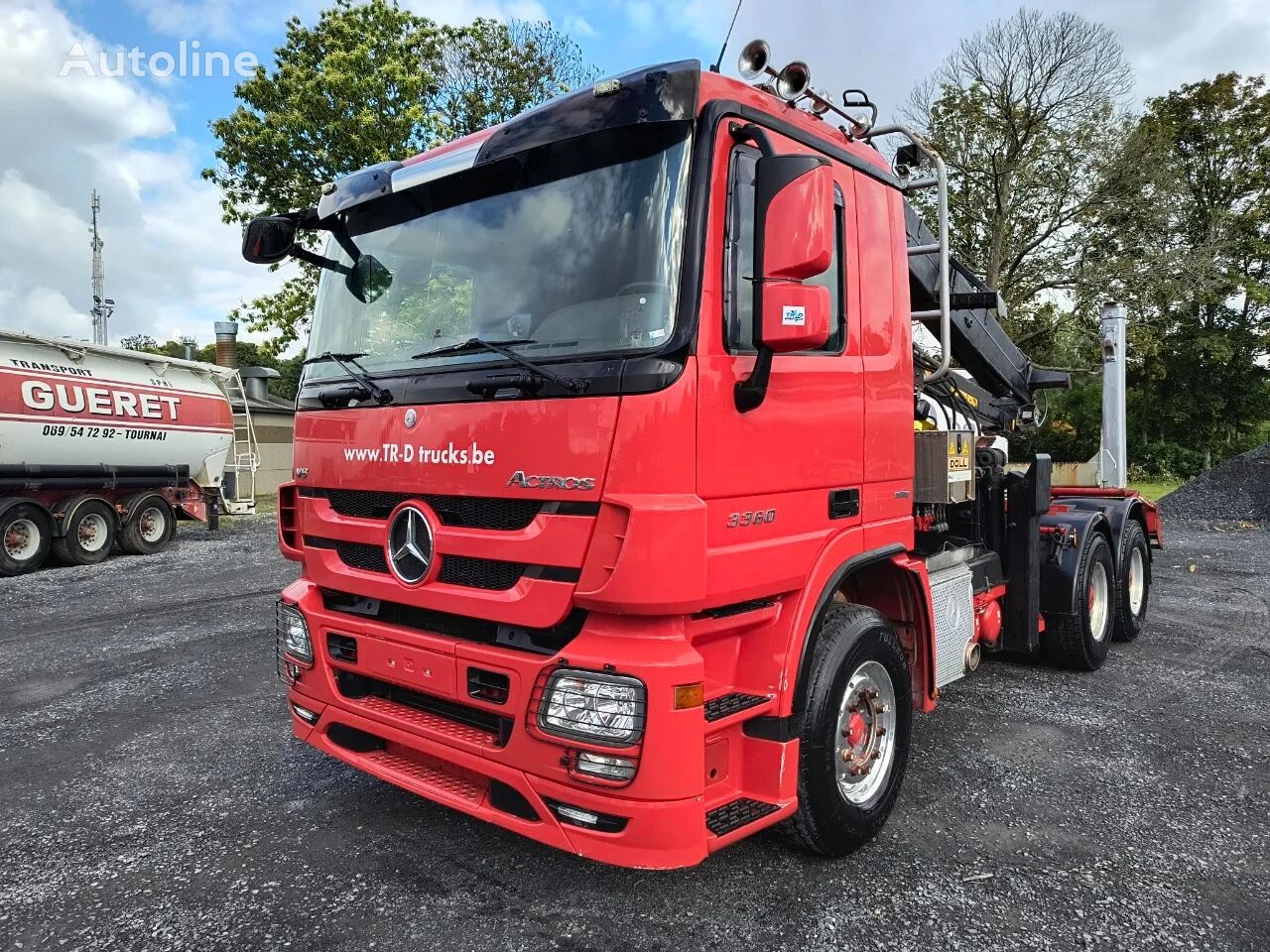 Mercedes-Benz Actros 3360 V8 6X4 LUMBER TRUCK - HIAB 251S80 camión maderero