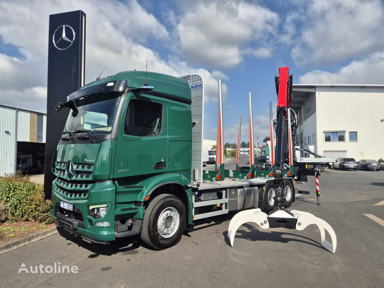 ciężarówka do przewozu drewna Mercedes-Benz Arocs 2651 L 6x4 Kran Epsilon TZ 12-86 Retarder