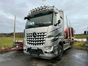 Mercedes-Benz Arocs 2863 Timber truck with crane camión maderero