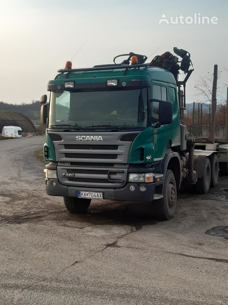 Scania Holztransporter LKW