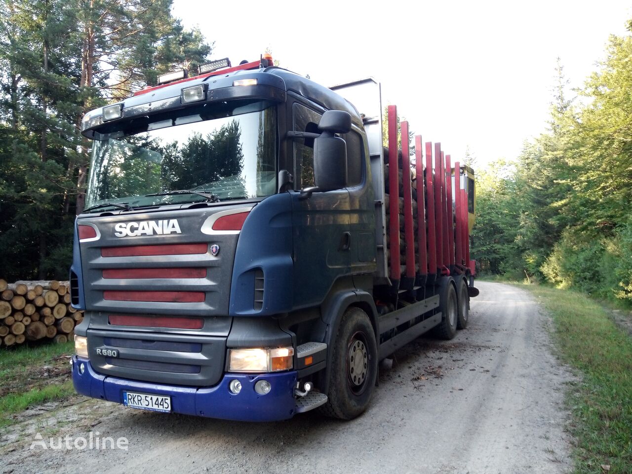 лесовоз Scania