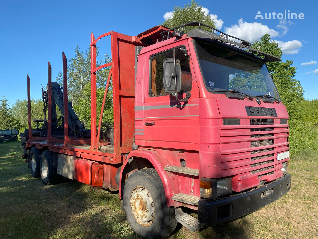 Scania 112.360 timber truck