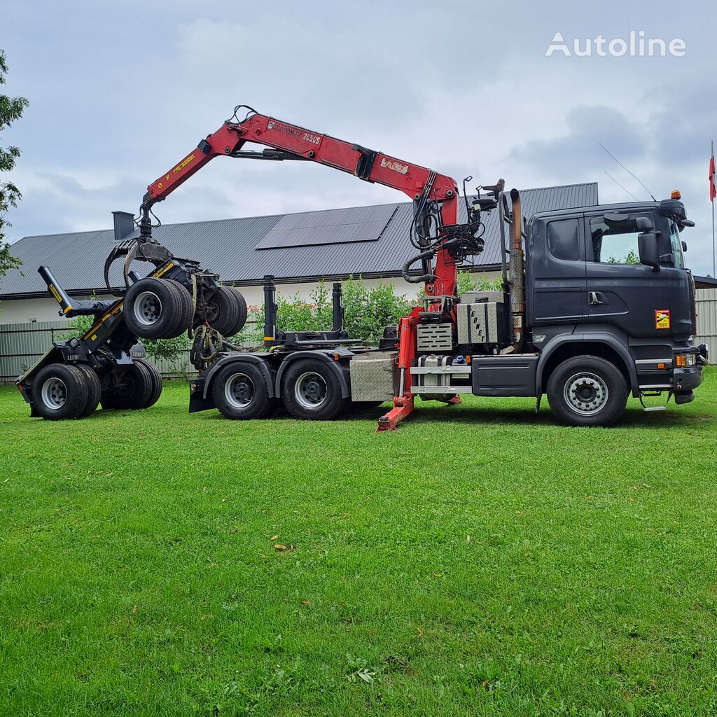 Scania 520V8 do przewoz drewna ,dłużycy timber truck