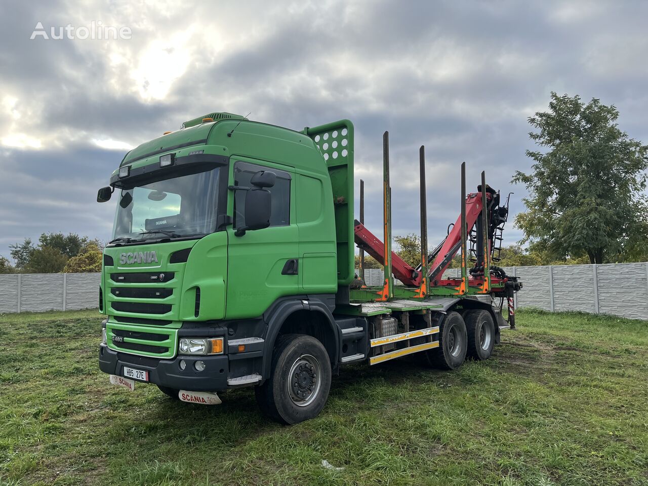 camion forestier Scania G480   Epsilon 120Z