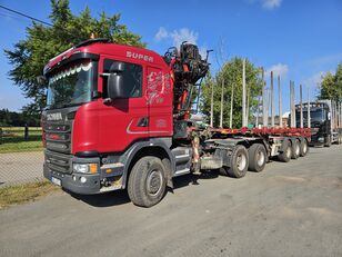 camion forestier Scania G490 6x6