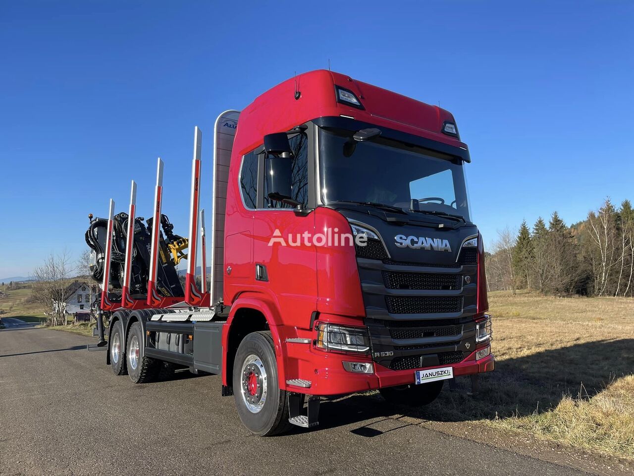 new Scania NOWA R530 V8 Do krótkiego Do Lasu Timber Truck Kesla