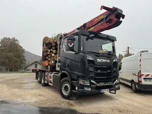 Scania R R650 Holztransporter LKW