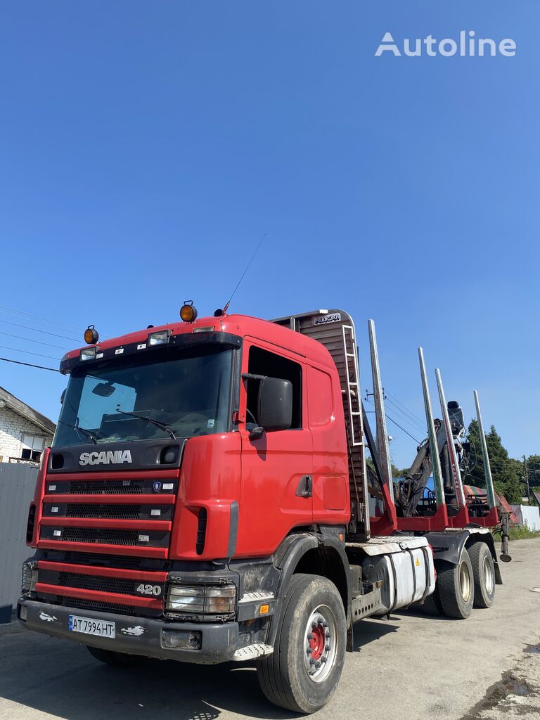 Scania R420 Holztransporter LKW