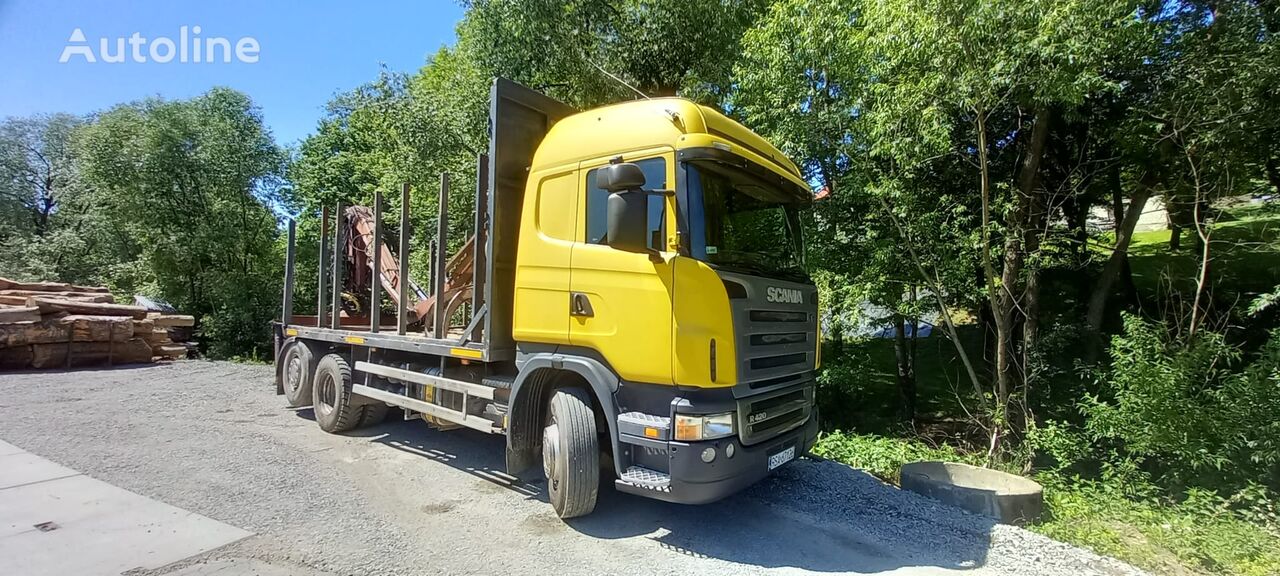 Scania R420 B6x2 timber truck