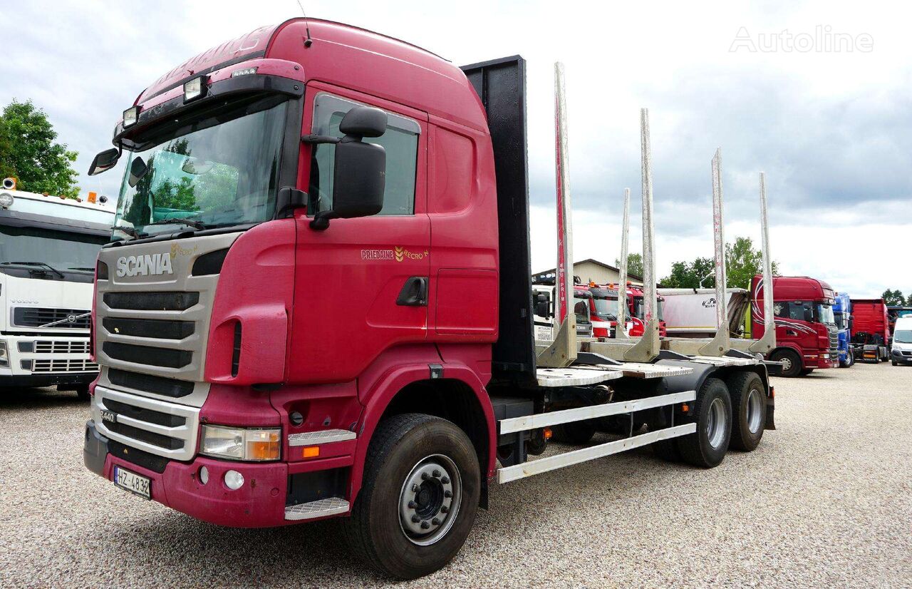 شاحنة نقل الأخشاب Scania R440 Euro5 PDe (AdBlue) 6x4