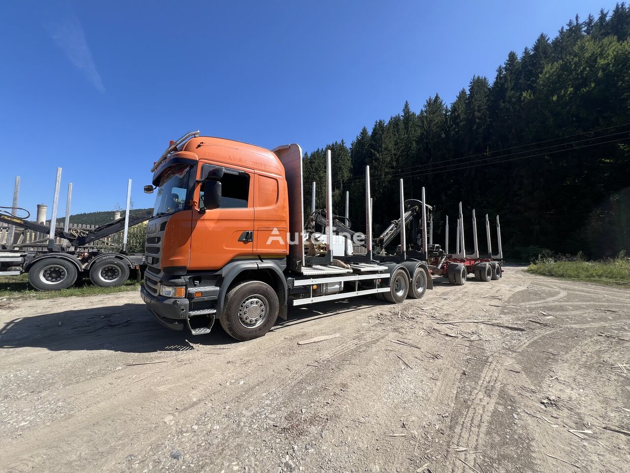 Scania R450 puutavara-auto