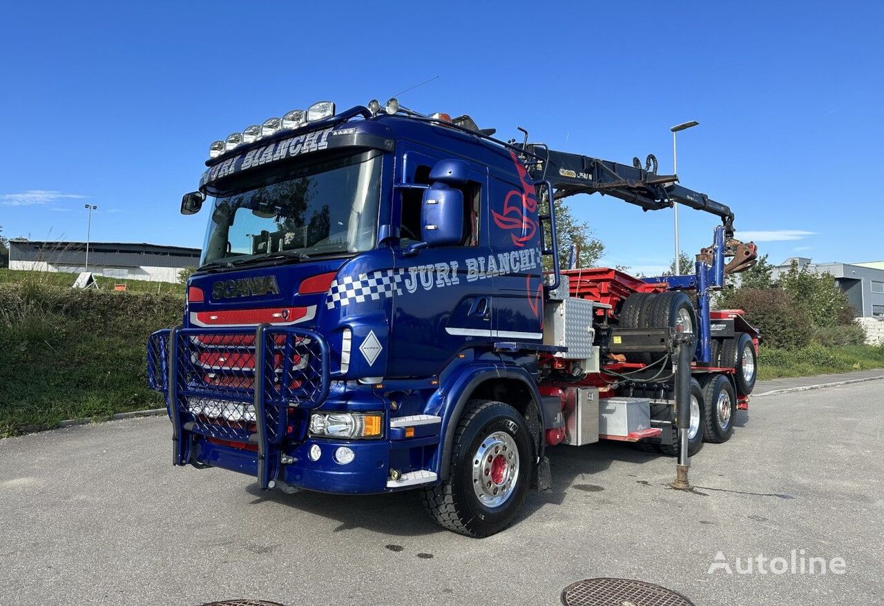 Scania R480 6×2*4 Holzkran timber truck