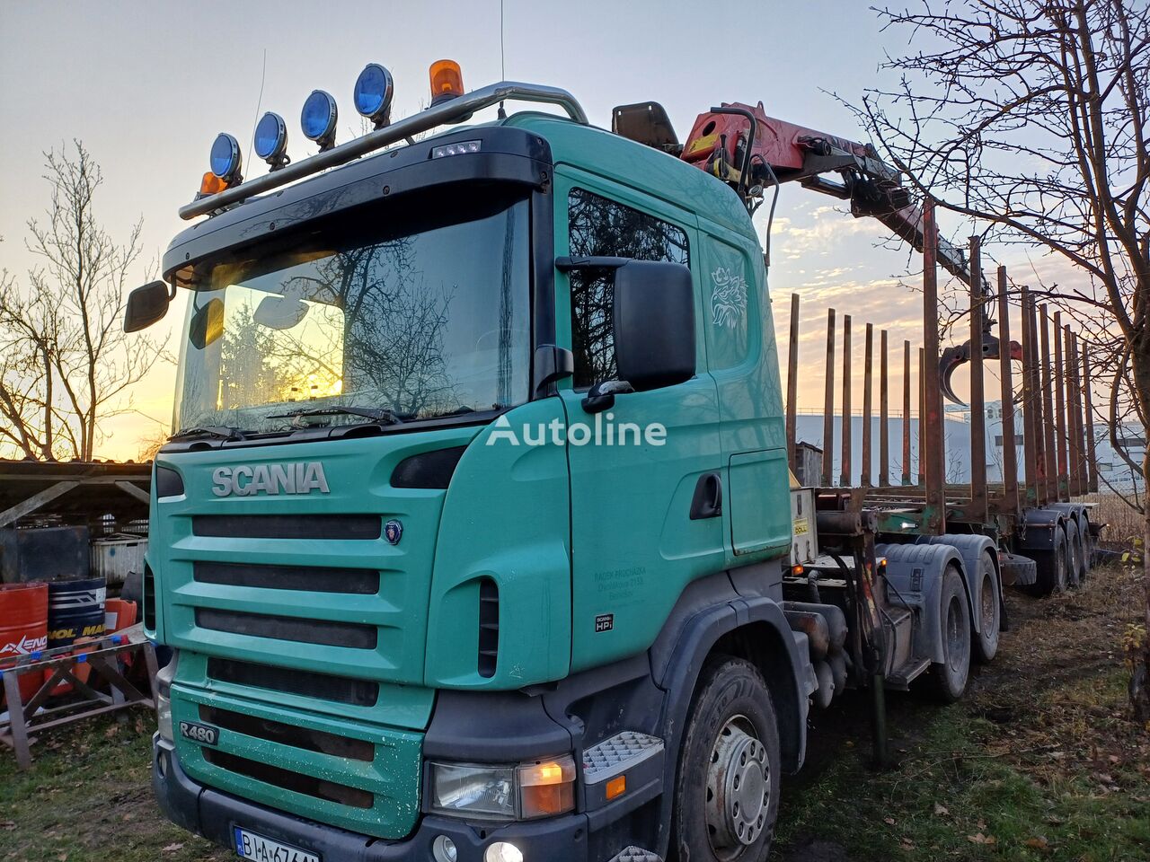 Scania R480 6x4 timber truck