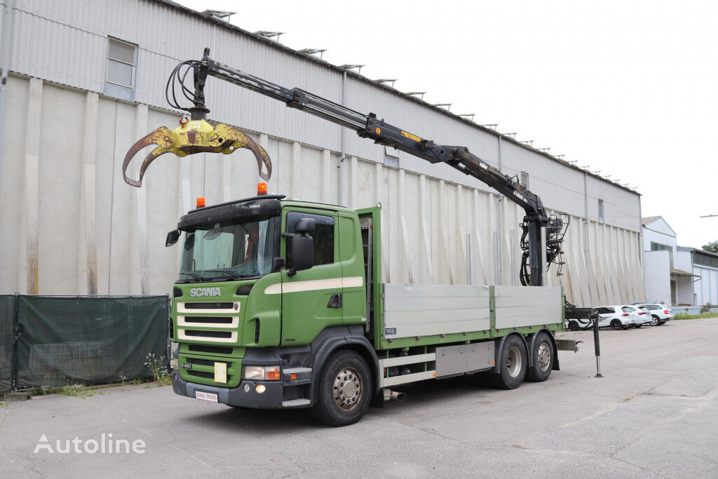 metsaveok veoauto Scania R480 E5 6x2 Retarder Loglift 145Z Lift Lenkachse