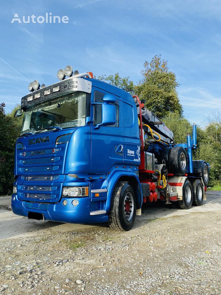 Scania R500 timber truck + timber trailer