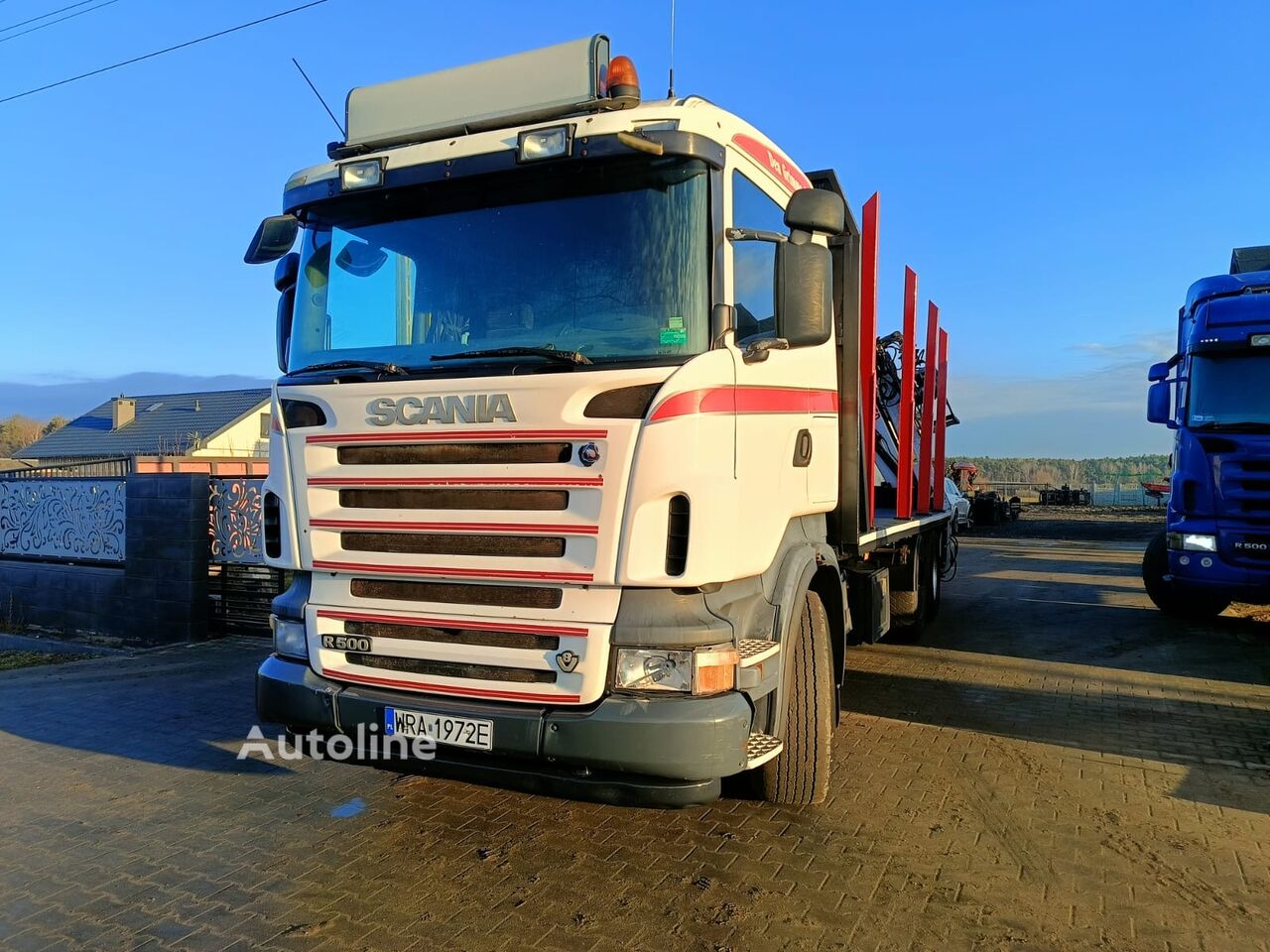 Scania R500 6x4 do drewna kamion za prevoz drva