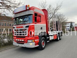 ciężarówka do przewozu drewna Scania R560 V8 6X4 Kesla 2009 S / Retarder / Euro 5