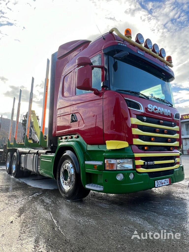 Scania R580 houtvrachtwagen