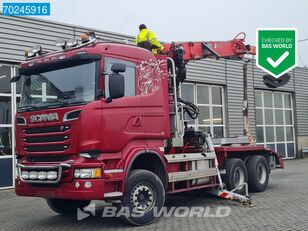 Scania R580 6X4 Jonsered J28505 83 Crane Kran Steel-suspension Retarder houtvrachtwagen