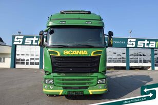 Scania R580 V8 6x4 Palfinger Kabinenkran Epsilon M120Z96 Retarder Stand timber truck