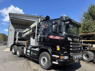 Scania R580 V8 6x4 manual resor dzwig do drewna Sprowadzona kereste kamyonu