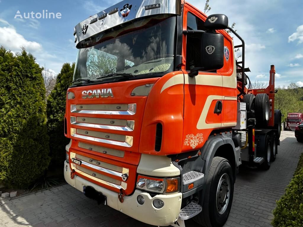 xe tải chở gỗ Scania R620