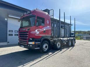 ciężarówka do przewozu drewna Scania R620 8x4